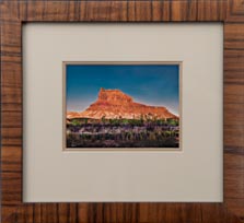 matted and framed giclée card